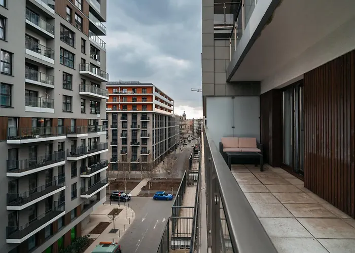 아파트 Cichy Nad Rzeka Riverside Vista By Uniquerent 브로츠와프